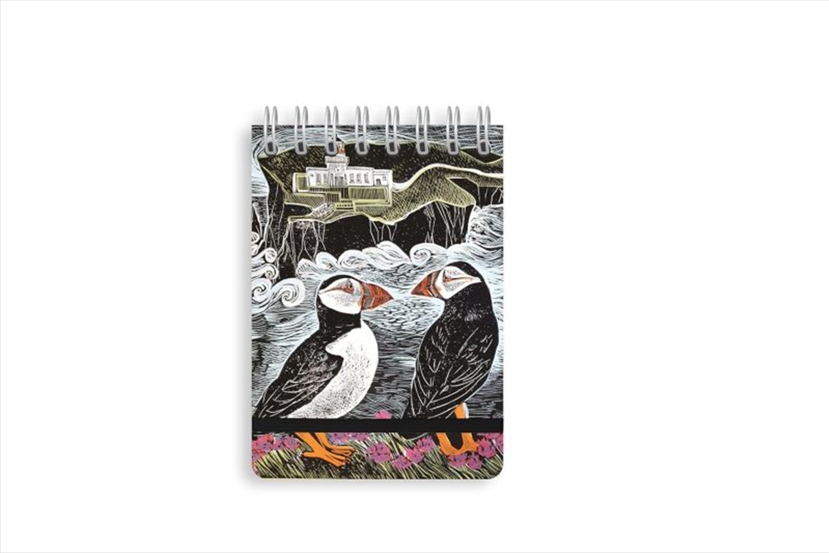 Spiral Bound Pocket Notebook: Angela Harding, Fair Isle Puffins/Product Detail/Notebooks & Journals