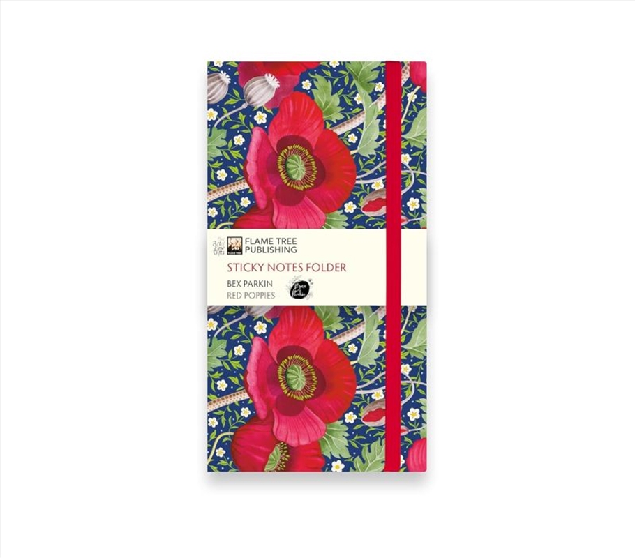 Sticky Notes Folder: Bex Parkin, Red Poppies/Product Detail/Stationery