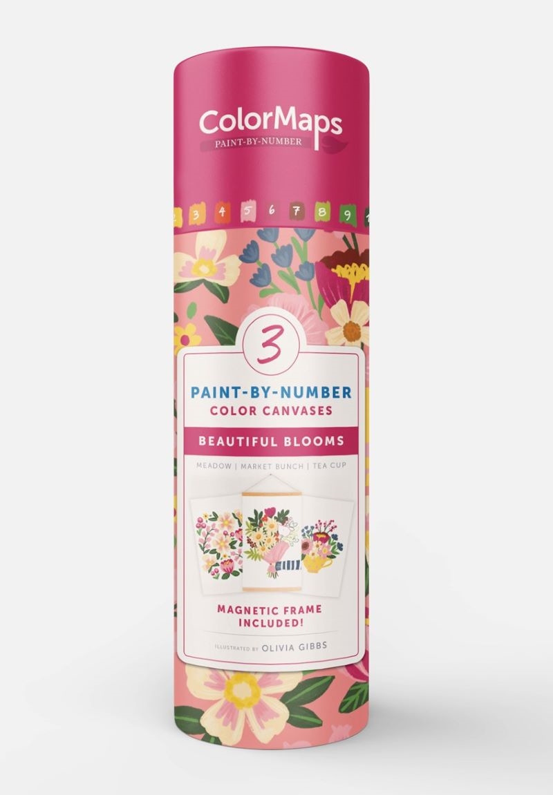 ColorMaps: Paint-by-Number Beautiful Blooms/Product Detail/Crafts & Handiwork