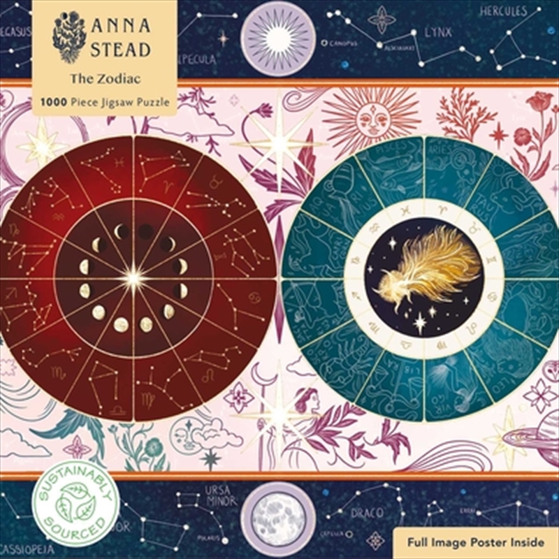 Sustainable Jigsaw: Anna Stead, The Zodiac (1000-piece)/Product Detail/Jigsaw Puzzles