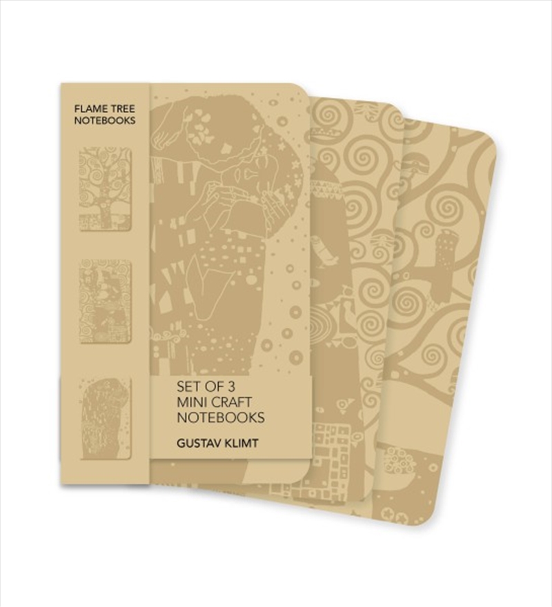 Mini Craft Notebooks: Gustav Klimt (Set of 3)/Product Detail/Notebooks & Journals