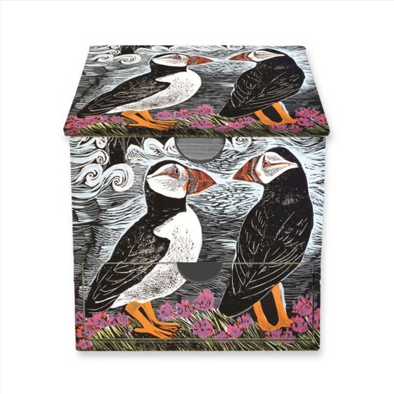 Memo Boxes: Angela Harding, Fair Isle Puffins/Product Detail/Stationery