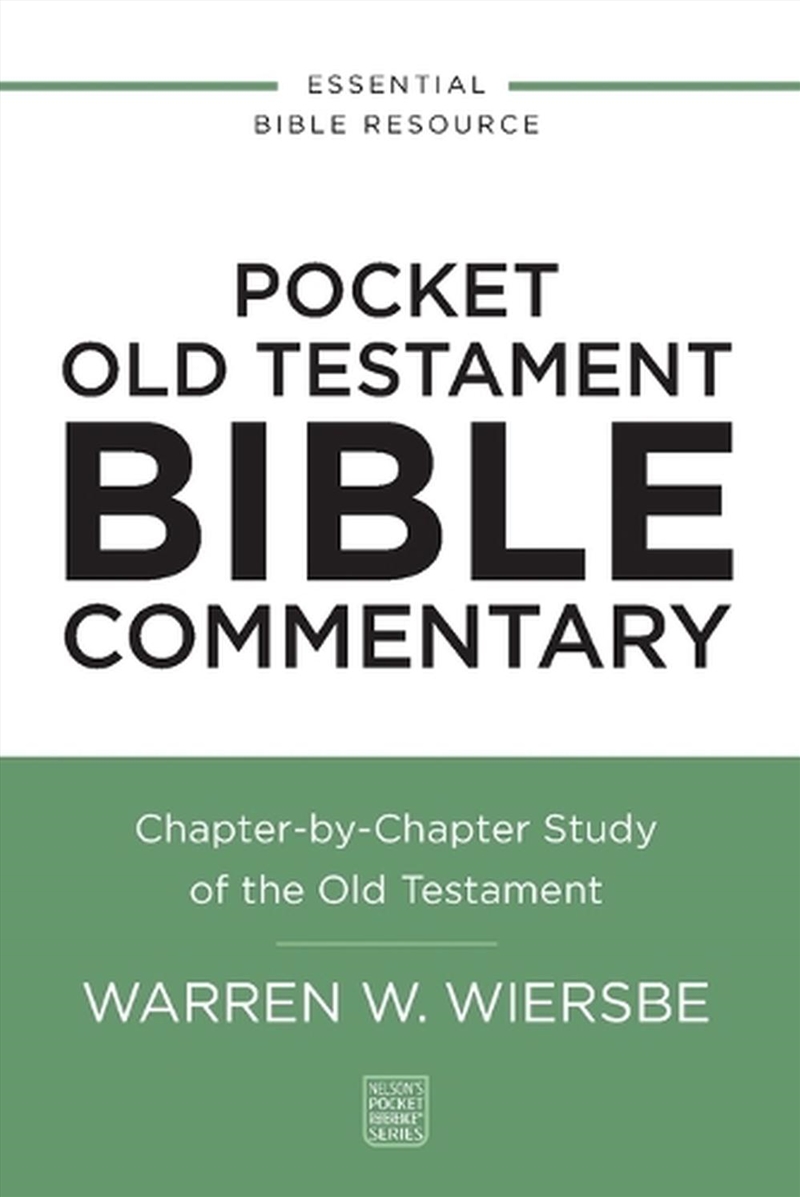 Pocket Old Testament Bible Commentary/Product Detail/Religion & Beliefs