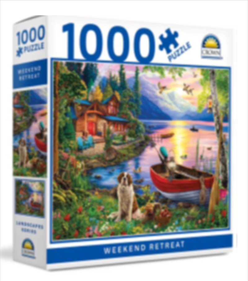 Crown 1000Pce Puzzle Weekend Retreat/Product Detail/Jigsaw Puzzles