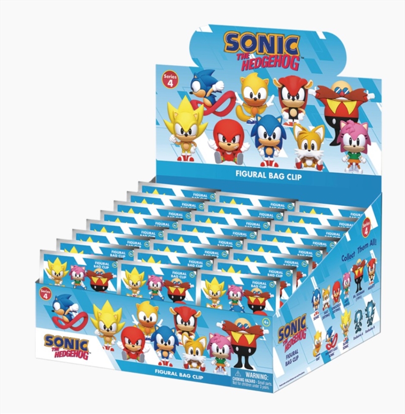 Sonic - 3D PVC Bag Clips Series 5 Blind Bag (SENT AT RANDOM)/Product Detail/Keyrings