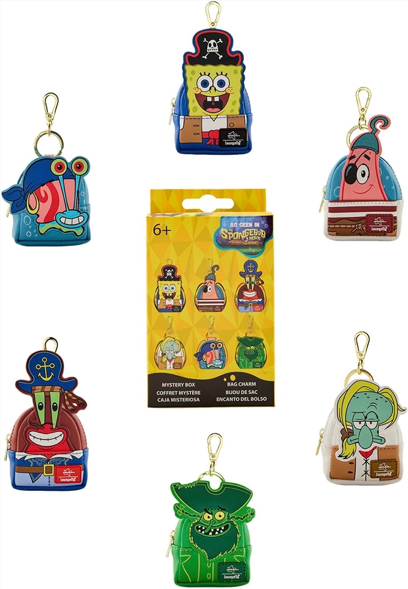 SpongeBob - Mystery Mini Bag Charms (SENT AT RANDOM)/Product Detail/Keyrings