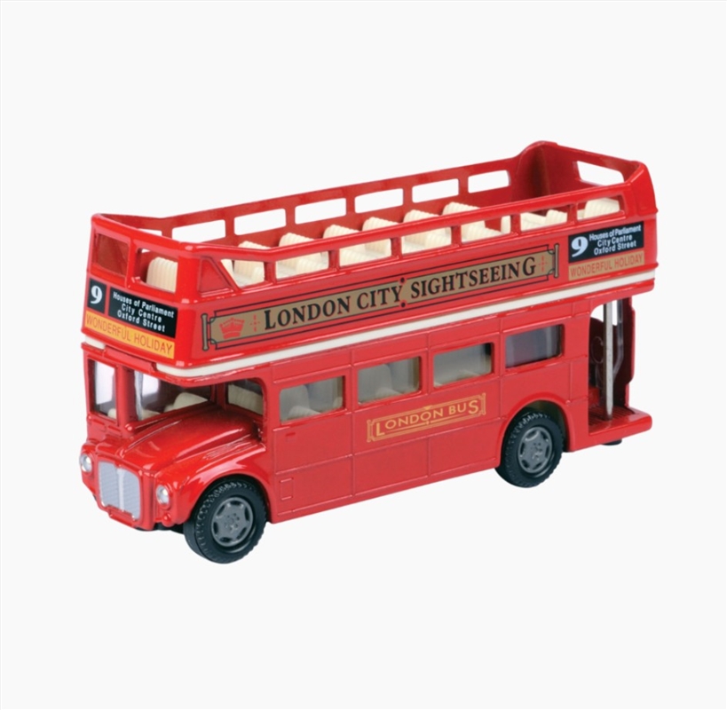 Metro Town - 4.5" London Open Top Bus Die-Cast Vehicle/Product Detail/Figurines