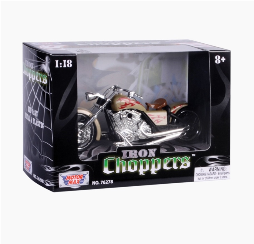 Super Bikes - 1:18 Iron Choppers Die-Cast Vehicle/Product Detail/Figurines