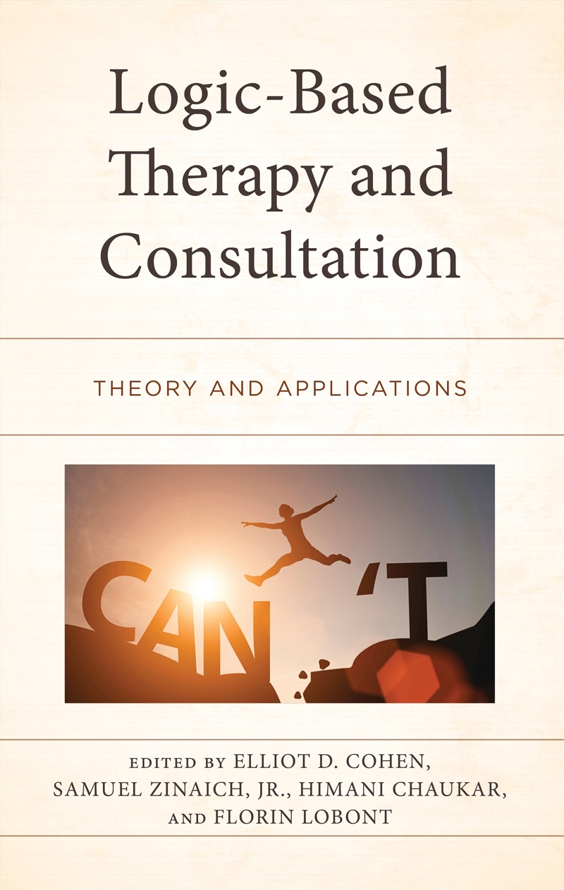 Logic-Based Therapy and Consultation: Theory and Applications/Product Detail/Healthcare