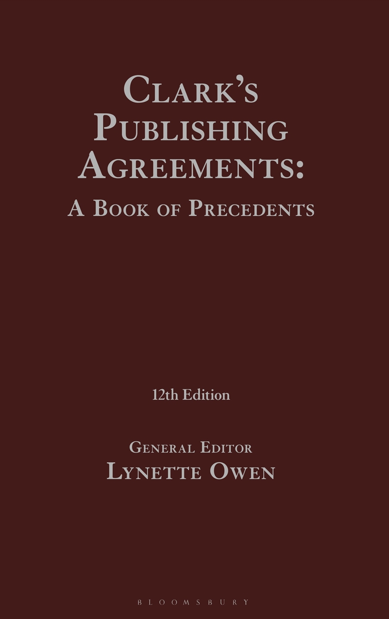 Clark's Publishing Agreements/Product Detail/Law