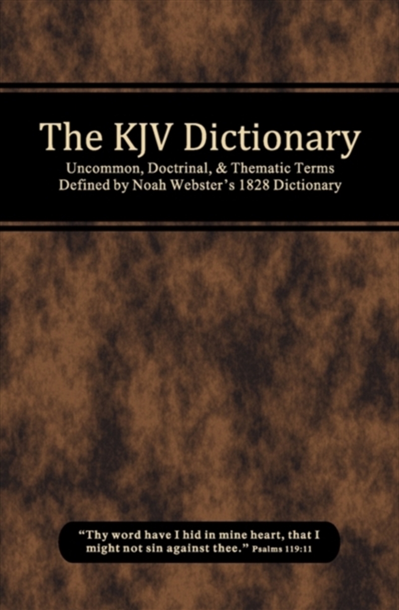The KJV Dictionary/Product Detail/Religion & Beliefs