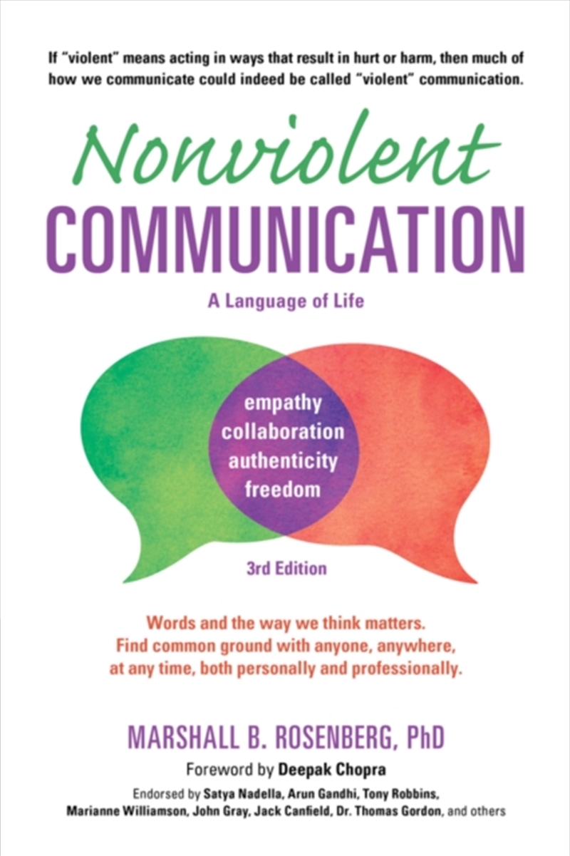 Nonviolent Communication: A Language of Life : Life-Changing Tools for Healthy Relationships/Product Detail/Self Help & Personal Development