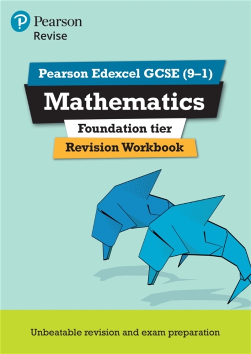 Pearson REVISE Edexcel GCSE Mathematics (Foundation) Revision Workbook - for 2026, 2027 exams/Product Detail/Maths