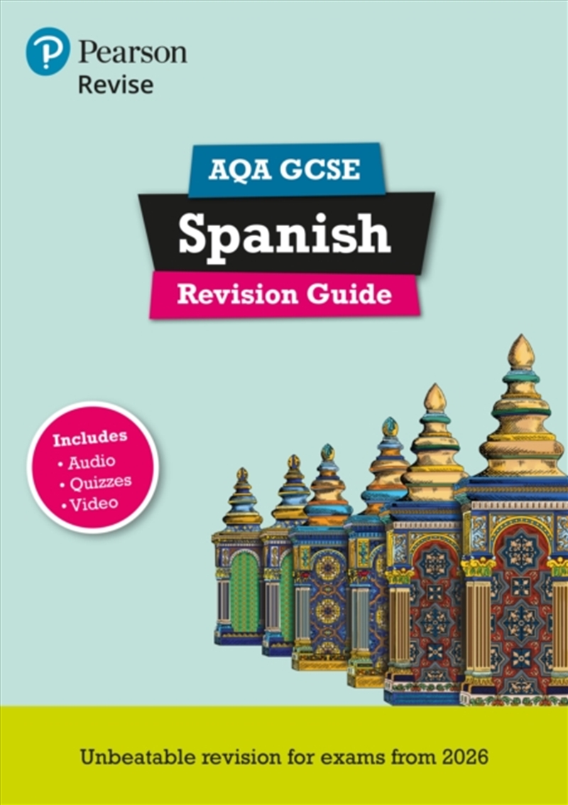 Pearson Revise AQA GCSE Spanish Revision Guide incl. audio, quiz & video - for 2026, 2027 exams/Product Detail/Language & Linguistics