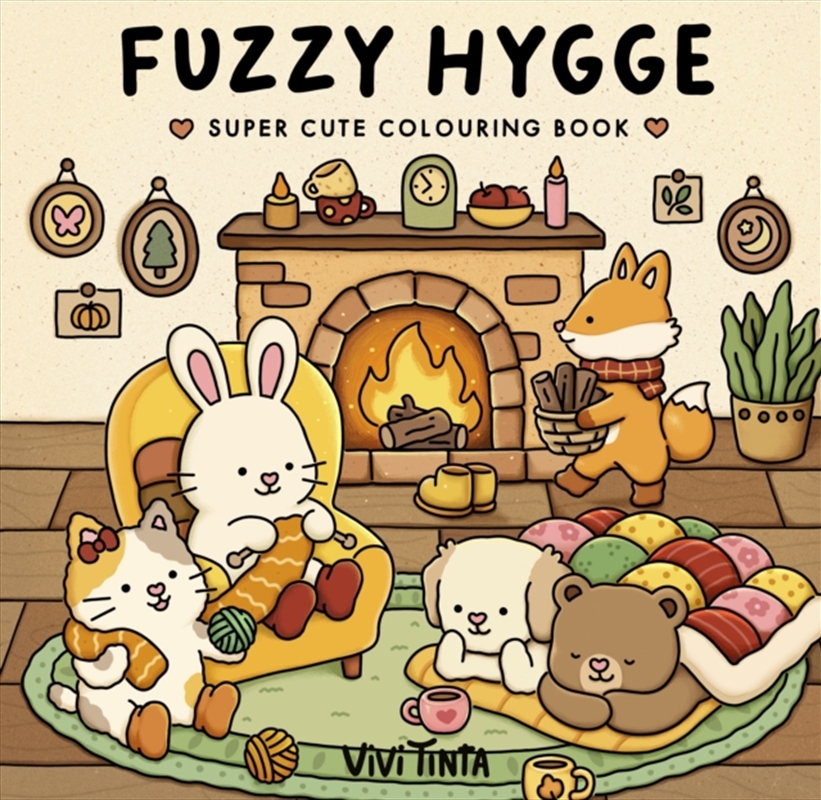 Fuzzy Hygge : Super cute colouring book/Product Detail/Adults Colouring