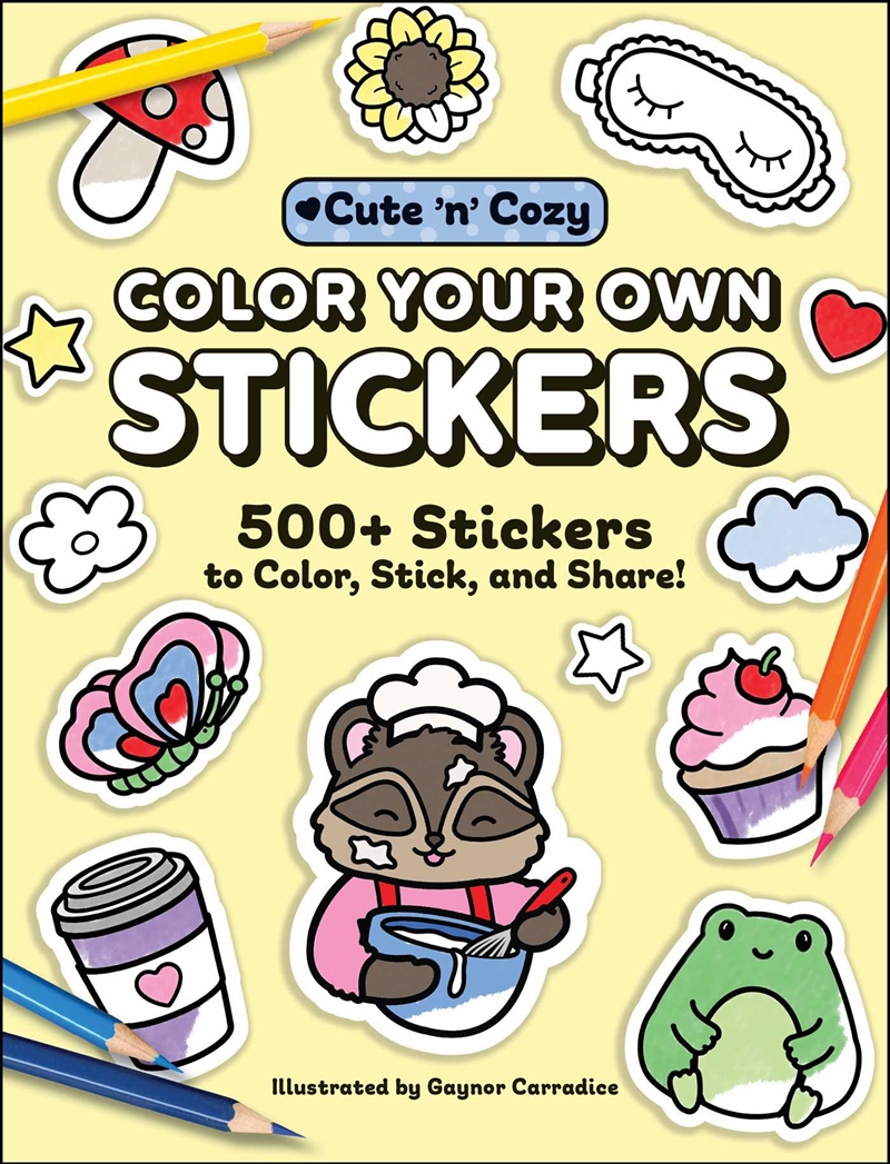 Color Your Own Stickers/Product Detail/Adults Activity Books