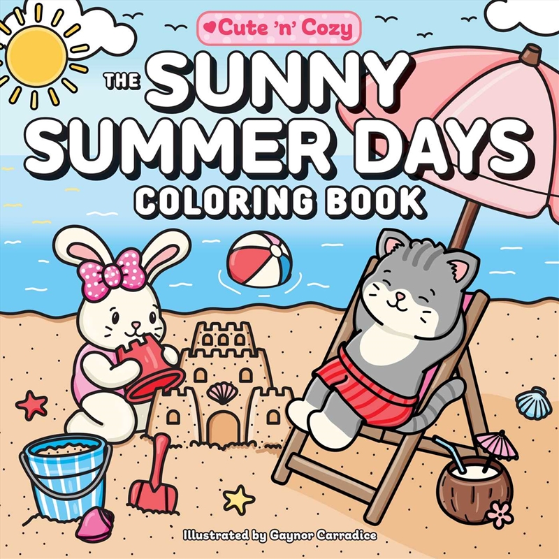The Sunny Summer Days Coloring Book/Product Detail/Adults Colouring