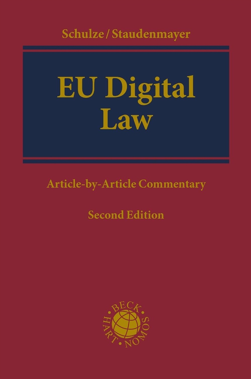 EU Digital Law: Article-by-Article Commentary/Product Detail/Law