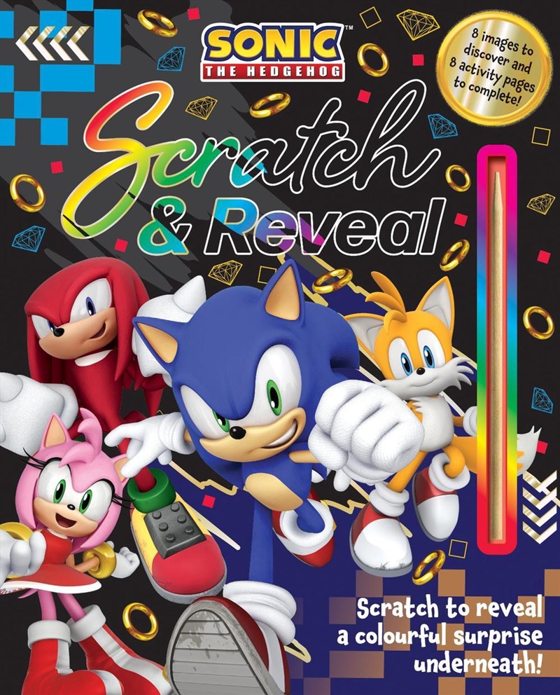 Sonic The Hedgehog: Scratch And Reveal/Product Detail/Kids Activity Books
