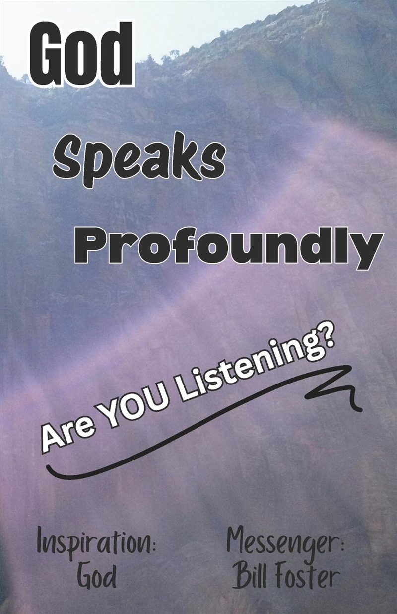 God Speaks Profoundly, Are You/Product Detail/Reading