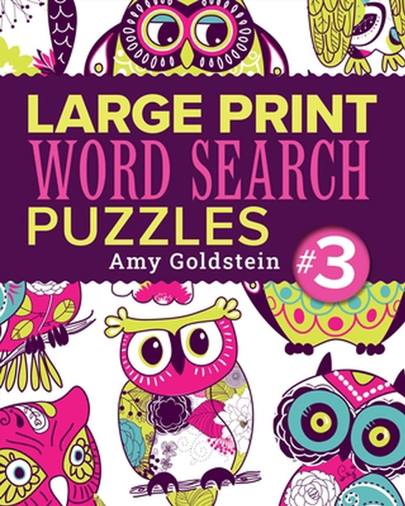 Large Print Word Search Puzzles 3/Product Detail/Adults Activity Books