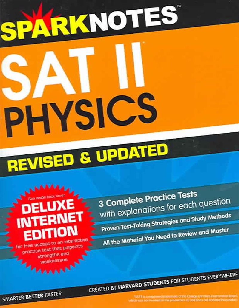 SAT Subject Test: Physics (SparkNotes Test Prep)/Product Detail/Science