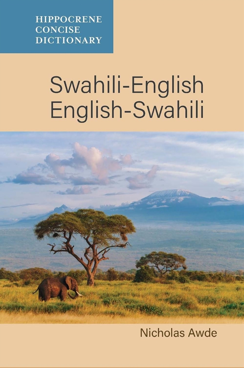 Swahili-English/ English-Swahili Concise Dictionary/Product Detail/Language & Linguistics