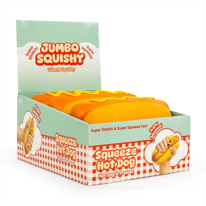Keycraft - Jumbo Squish Hot Dog/Product Detail/Toys