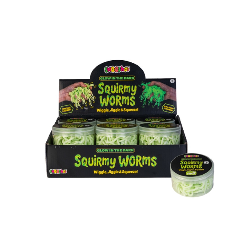Squirmy Worms Glow In The Dark/Product Detail/Toys