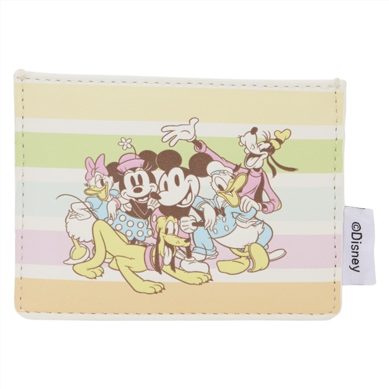 Loungefly Disney - Mickey & Friends Rainbow Stripes Card Holder/Product Detail/Wallets