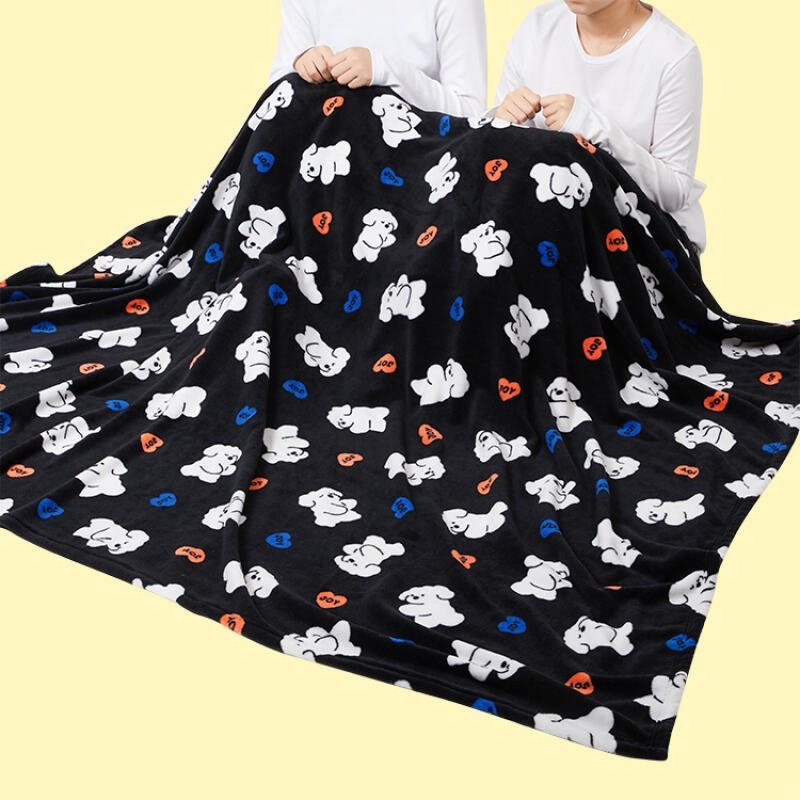 Artbox - X-Large Puppy Lap Blanket Black/Product Detail/KPOP Merch