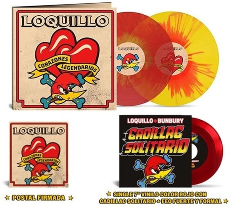 Corazones Legendarios - Red & Yellow + Single/Product Detail/Rock/Pop