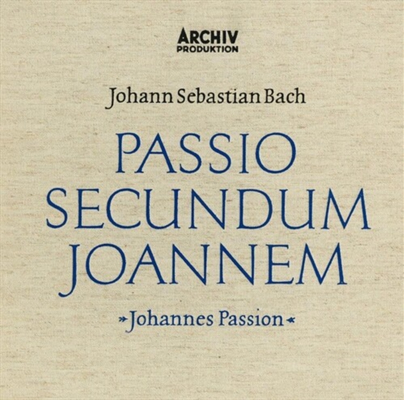 Bach: Johannes-Passion/Product Detail/Classical
