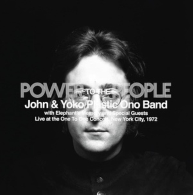 Power To The People - Live At One To One Concert/Product Detail/Rock/Pop