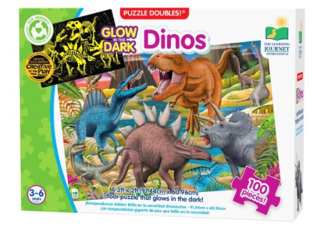 Puzzle Doubles - Glow In The Dark - Dinos/Product Detail/Jigsaw Puzzles