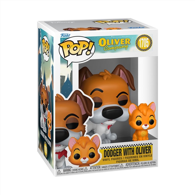 Oliver and Company (1988) - Dodger with Oliver Pop! Vinyl/Product Detail/Standard Pop Vinyl