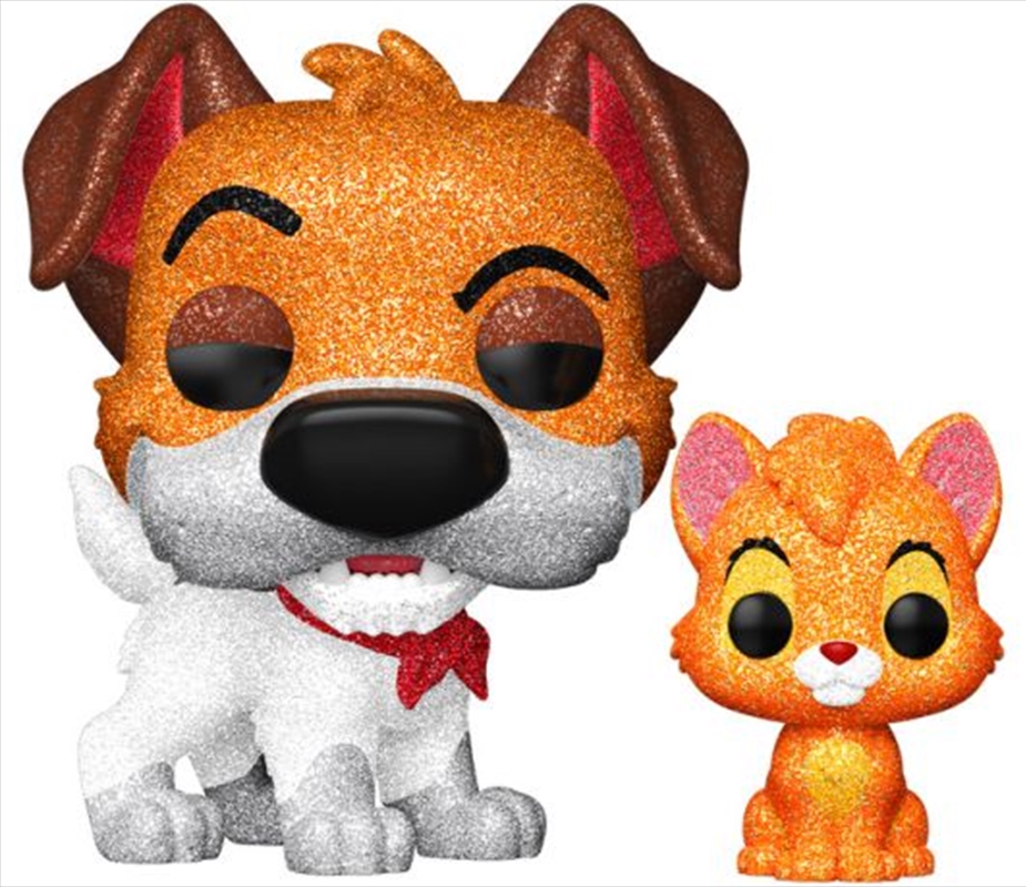 Oliver and Company (1988) - Dodger with Oliver Diamond Glitter Pop! Vinyl/Product Detail/Standard Pop Vinyl