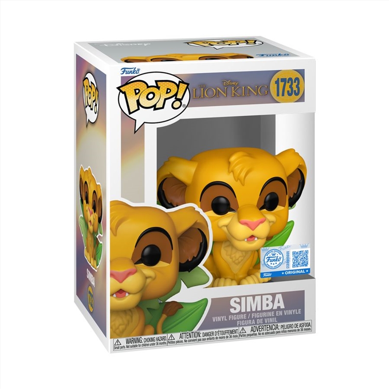 Lion King - Simba Pop! Vinyl RS/Product Detail/Standard Pop Vinyl