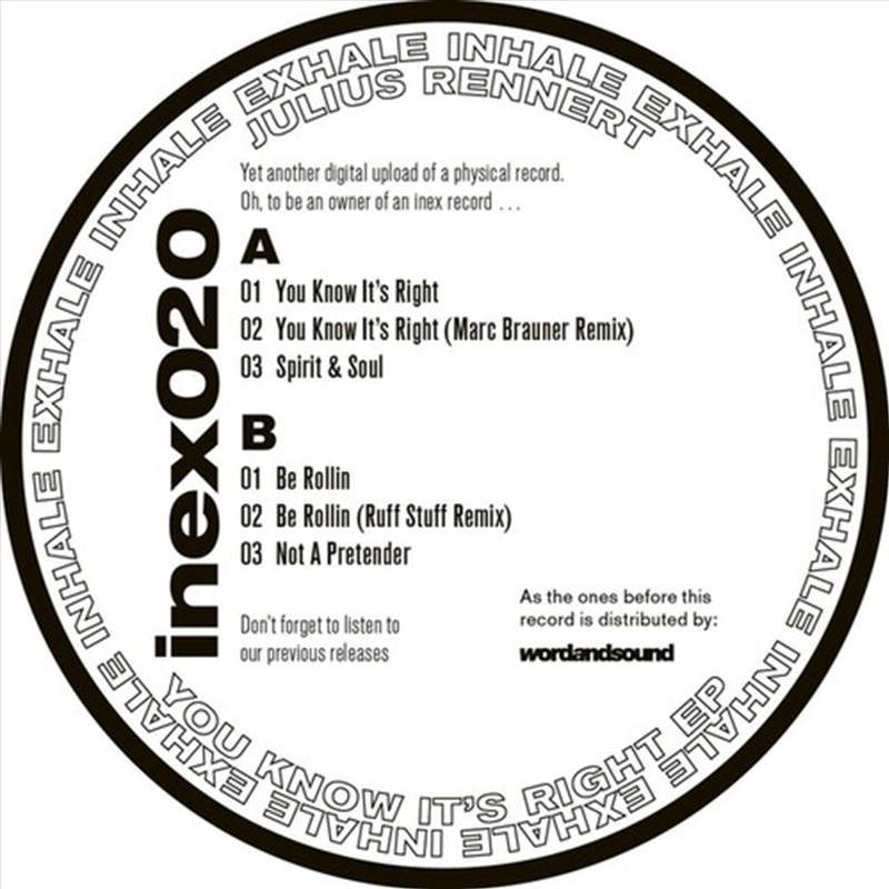 You Know It's Right/Product Detail/Dance