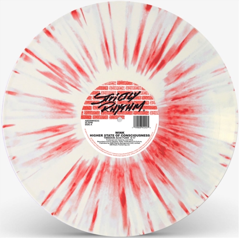 Higher State Of Consciousness - Red/White Splatter Vinyl/Product Detail/Dance