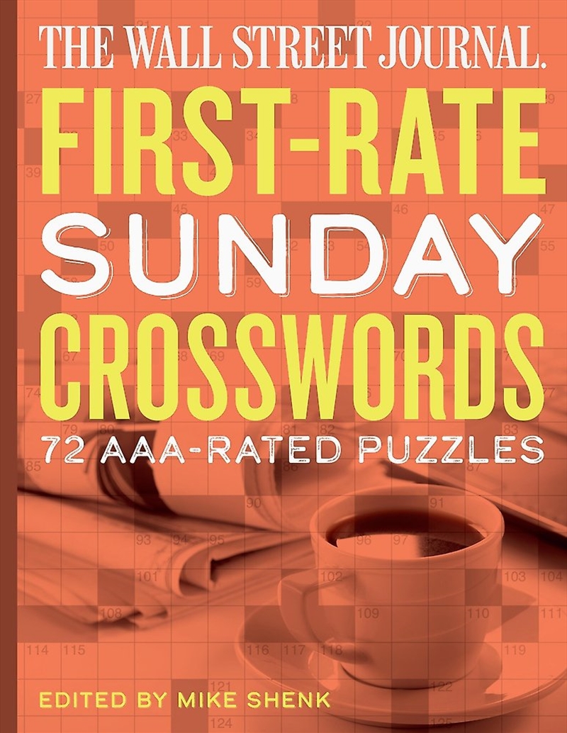The Wall Street Journal First-Rate Sunday Crosswords/Product Detail/Adults Activity Books