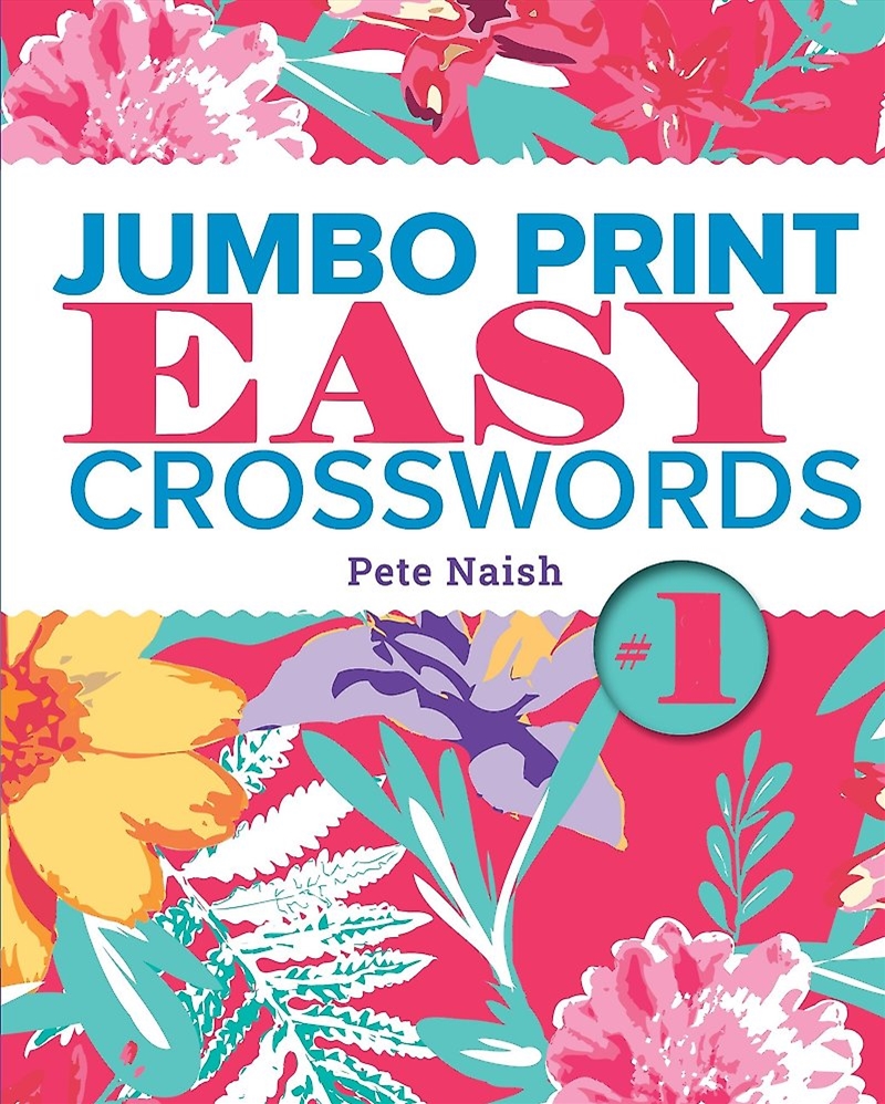 Jumbo Print Easy Crosswords #1/Product Detail/Adults Activity Books