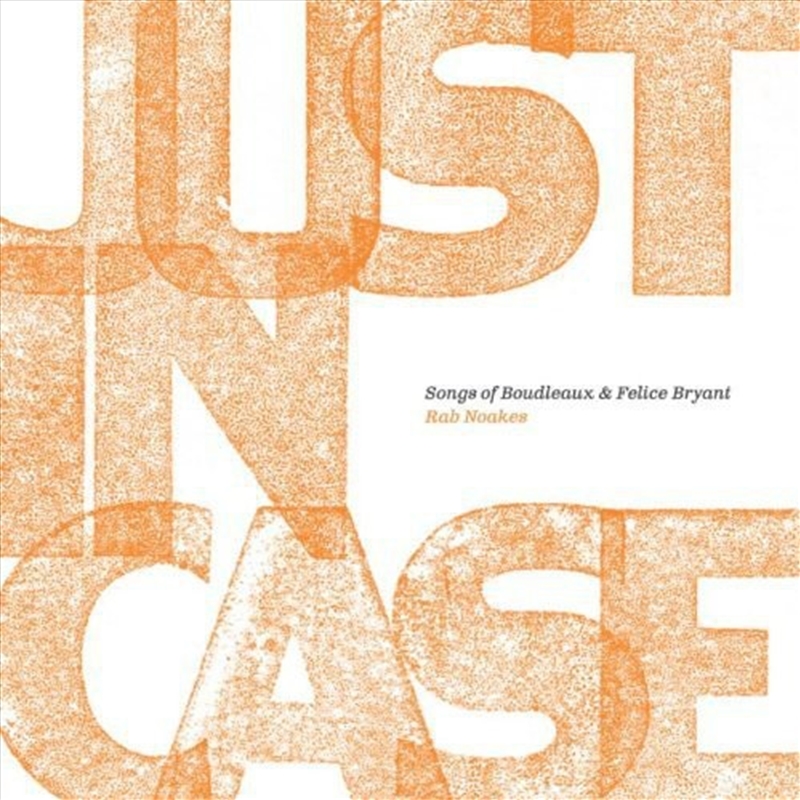 Just In Case-Songs Of Boudle/Product Detail/Rock/Pop