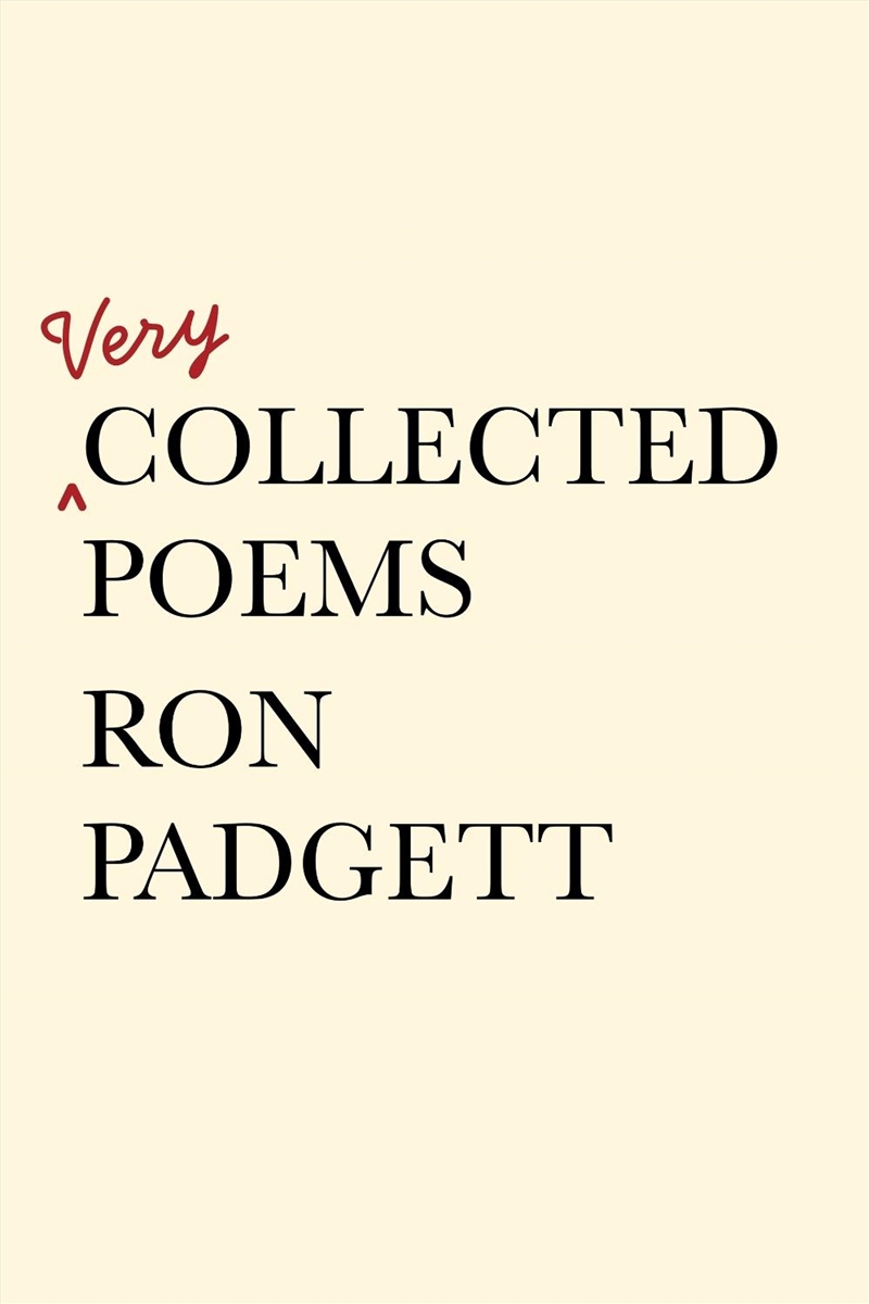 Very Collected Poems/Product Detail/Literature & Poetry