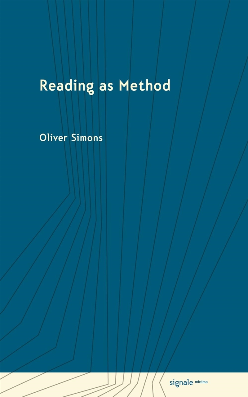 Reading As Method/Product Detail/Literature & Poetry