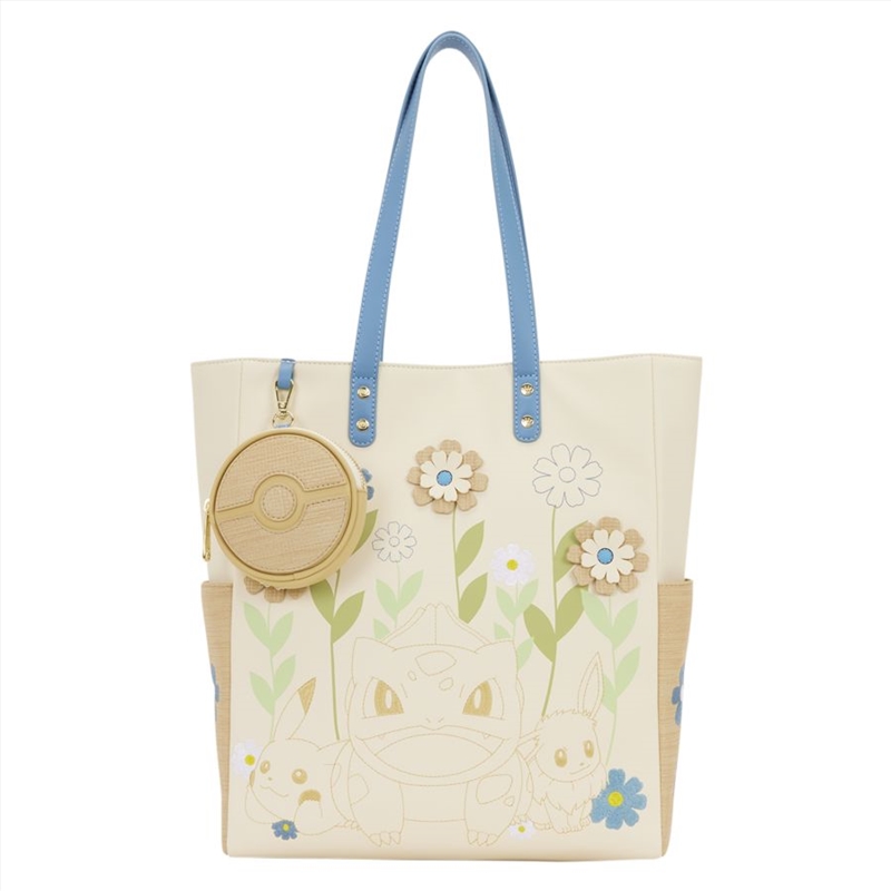 Loungefly Pokemon - Floral Tote Bag w/Coin Bag/Product Detail/Bags