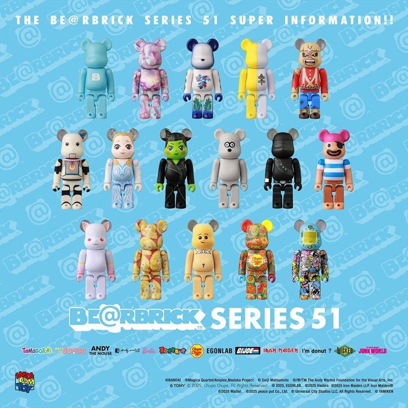 BearBrick - Series 51 Blind Box (SENT AT RANDOM)/Product Detail/Figurines