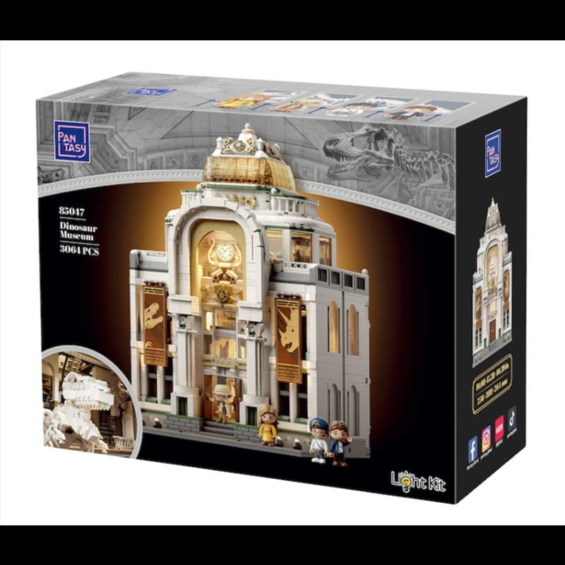 Retro Series - Dinosaur Museum Construction Set (3064 Pieces)/Product Detail/Figurines