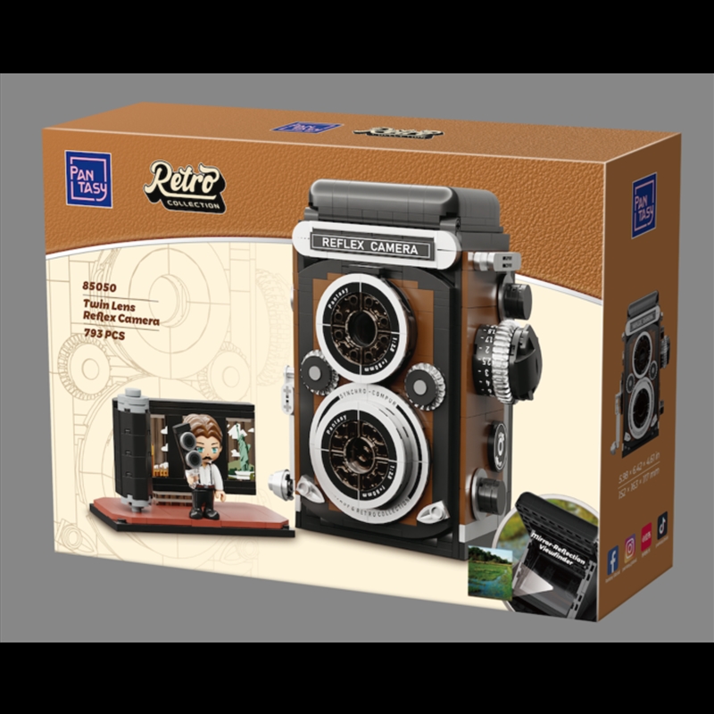 Retro Collection - Twin Lens Reflex Camera Construction Set (793 Pieces)/Product Detail/Figurines