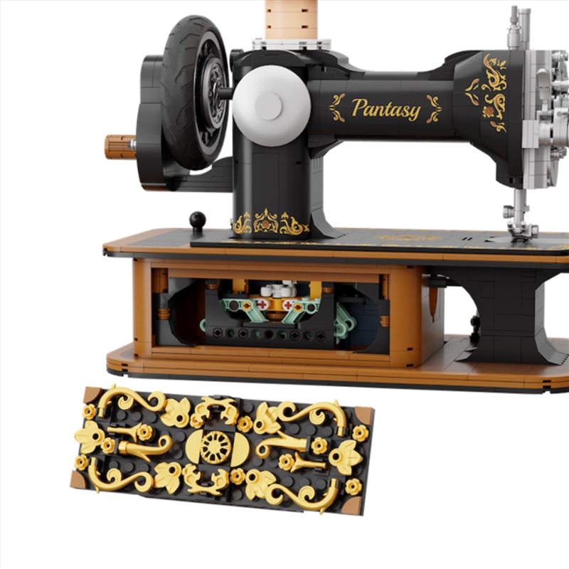 Retro Collection - Hand Crack Sewing Machine Construction Set (1360 Pieces)/Product Detail/Figurines